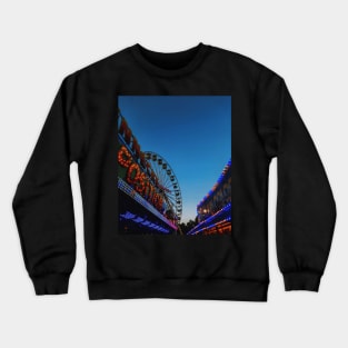 Colorful fun fair ferris wheel Crewneck Sweatshirt